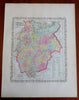 Russian Empire Finland Baltic States Ukraine Crimea 1856 DeSilver scarce map