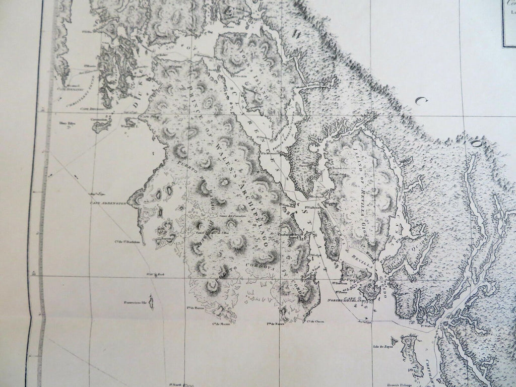 Queen Charlotte's Island New Hanover 1903 Hoen Edwards Historical Map