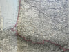 France 4 sheet map 1891 Stieler detailed map wall size amazing detail