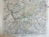 Hessen-Nassau Kingdom of Prussia Kassel Darmstadt 1873 Ravenstein map