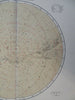 Southern Night Sky Constellations Zodiac Milky Way 1885 Flemming map