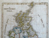 British Isles United Kingdom Ireland England Wales Scotland 1843 Stieler map