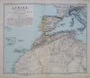 African Continent Cape Colony Egypt Congo 1889 HUGE detailed 6 sheet map