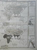 Rodents and Ruminating Mammals of the World Cattle Sheep Goats 1851 Berghaus map