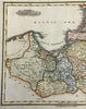 East Prussia German Confederation Pomeralia Danzig Kongisberg 1844-7 Walker map