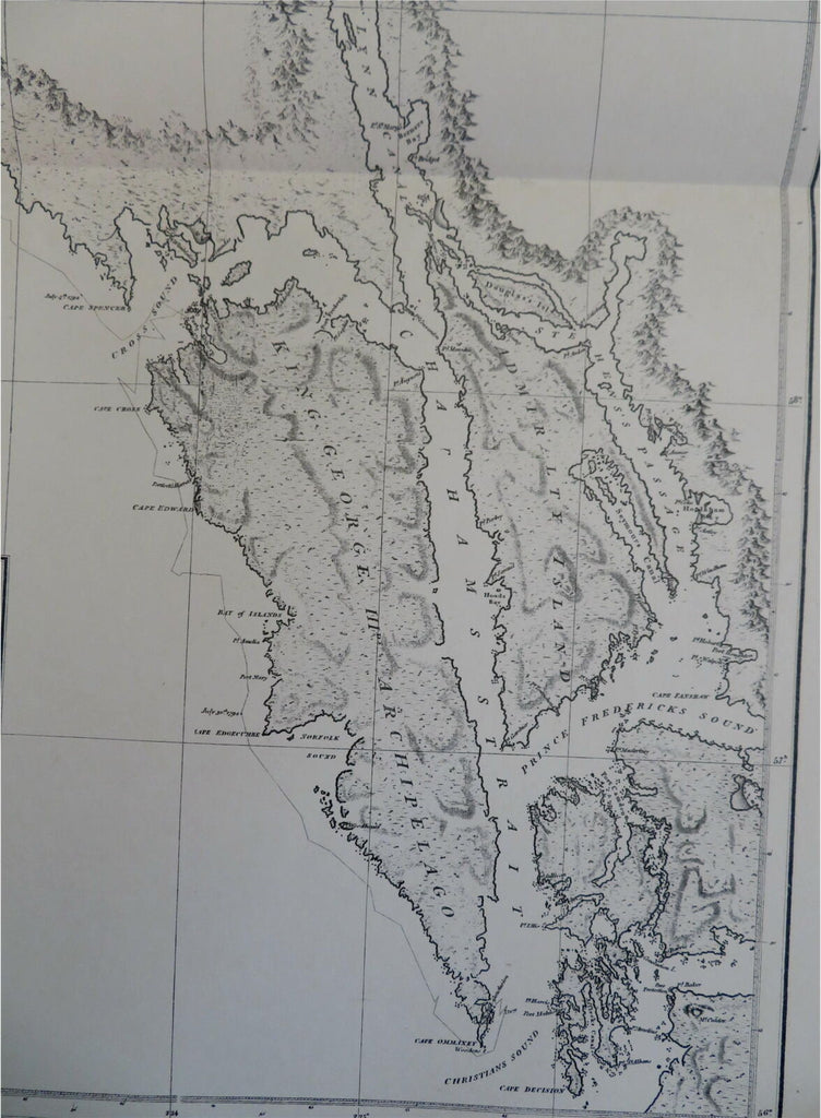 King George Archipelago Chatham Strait 1903 Hoen Edwards historical nautical map