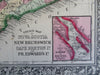 Canadian Maritimes New Brunswick Nova Scotia Newfoundland 1863 Mitchell map