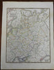Russian Empire in Europe Finland Ukraine Poland Crimea c. 1841 engraved map