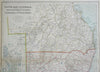 Southeast Australia New South Wales Queensland 1914 Philip scarce fine large map