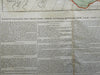 Russian Empire in Europe & Asia Siberia Ukraine Crimea Finland 1812 Molini map