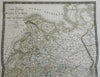 Russian Empire Finland Poland Crimea 1821 Brue large detailed map hand color