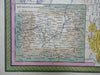Kingdom of Prussia Brandenburg Westphalia Saxony Silesia 1846 Cowperthwait map