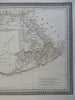 Africa interior Mountains of the Moon Fictional Geography 1834 Vivien large map