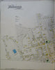 Marlborough Middlesex Massachusetts 1889 Walker detailed city plan
