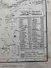 Scandinavia Sweden Norway Finland Denmark c.1860 scarce folio Flemming map