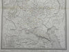 Russian Empire in Europe Poland Finland Crimea 1850 Tardieu large engraved map
