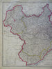 Kingdom of Sardinia Turin Genoa Piacenza Parma Modena c. 1856-72 Weller map