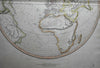 Northern Hemisphere 1816 Thomson map Mts. of Moon in Africa explorer tracks