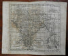 Mughal Empire India Delhi Agra Calcutta 1796 Doolittle early American map