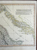 Northern Italy Parma Modena Tuscany Papal States Hapsburg Italy 1816 Smith map