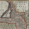 Prussia Baltic Sea Poland Lithuania 1694 fine old hand color map