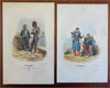 French Military Uniforms Zouaves Imperial Guard Foreign Legion 1855 Lot x 15