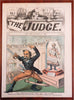 Judge Frank Beard Art Political Cartoons 1880's Lot x 14 rare color prints