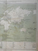 Catholic & Russian Orthodox Churches World Map 1848 Mahlmann historic map