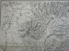 Kingdom of Piedmont c. 1850 detailed topographical map Alessandria Genoa Savoy