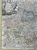 Austria Hapsburg Lands Holy Roman Empire 1767 Broigle decorative map