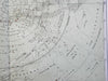 Southern Night Sky Constellations Star Map Zodiac 1874 Stieler detailed map