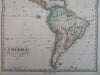 North & South America Caribbean territorial United States 1880 Stulpnagel map