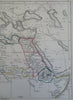 Africa Continent Cape Colony Egypt Guinea Madeira c. 1850 Chapman 2 sheet map