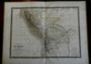 South America Peru detailed upper & lower 1829 Lapie large folio map