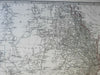 East Australia Queensland Victoria New South Wales 1874 Petermann detailed map
