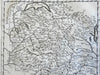Savoy Piedmont Northern Italy France Nice Milan 1695 Moll engraved map