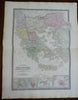 Ancient Greece Greek City States Macedonia Thrace Epirus 1875 Brue map