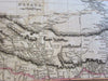 British India Nepal detailed large inset Cabul 1817 Thomson engraved map