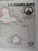 Guadeloupe Caribbean Island French Colony 1850 Dyonnet decorative map