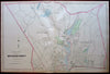 Bridgeport north Pequonnock Fairfield County city plan 1893 Connecticut Hurd map