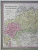 Russian Empire Qing Empire China Japan Korea 1850 Cowperthwait map