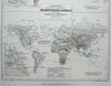 Ruminators & Rodents of the World Rabbits Beavers Camels c. 1855 Blackwood map