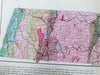 Massachusetts Boston geological map C. H. Hitchcock 1871 old Walling & Gray map