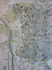 Madrid Spain Espagna 1883 Lett's SDUK detailed fine city plan