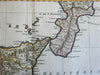 Kingdom of Naples Sicily Syracuse Massena Marsala Reggio Italy 1780 Bonne map