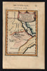 East Africa Coast of Adel Red Sea Nubia Arabia 1683 old Mallet map hand color