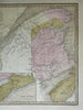 Lower Canada & New Brunswick Montreal Three Rivers Quebec 1838 Boynton map