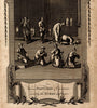 Muslim Turkish men prayer ceremonies Islam Mecca Mohammed c.1770 old print