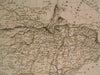 Kingdom of Persia Sea of Oman Azerbaijan 1825 antique large nice hand color map