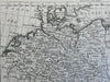 Holy Roman Empire Germany Austria Low Countries Bohemia 1768 engraved map